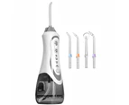 Cordless Electric Water Flosser Dental Oral Irrigator Teeth Cleaning Device Teeth Cleaner with 7 Jet Tips-White
