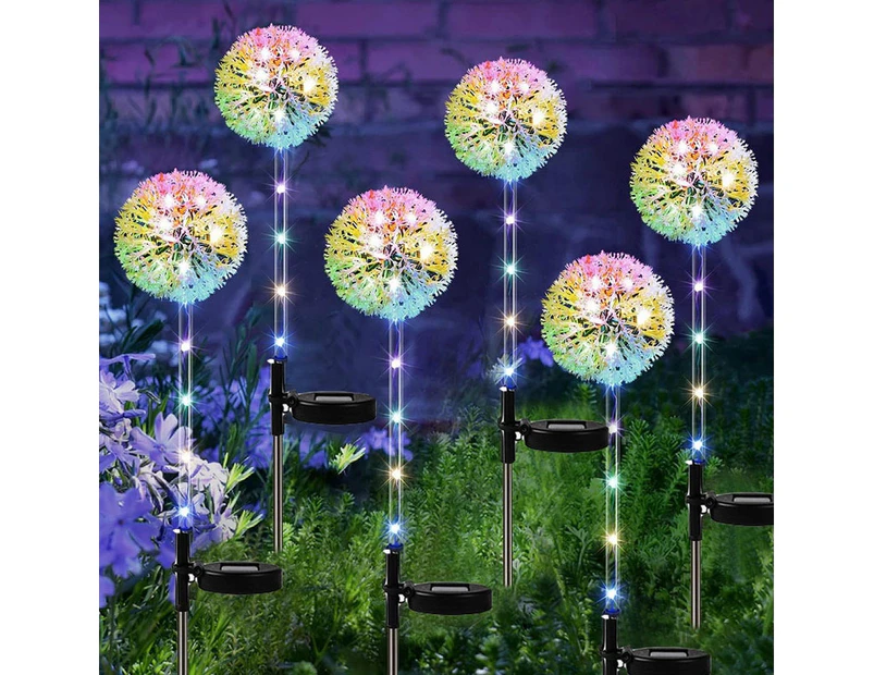 4X Dandelion Garden Lights Solar Lights Outdoor Garden Decorative Waterproof