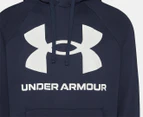 Under Armour Men's Rival Fleece Big Logo Hoodie - Midnight Navy