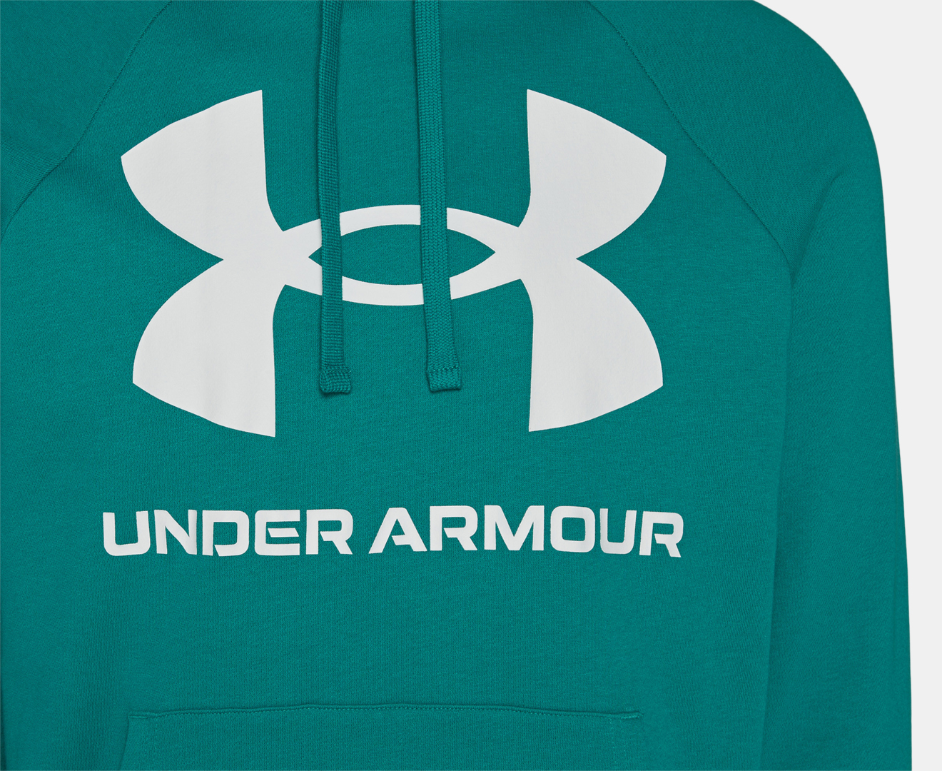 Under Armour Men's Rival Fleece Big Logo Hoodie - Coastal Teal