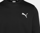 Puma Men's Essentials Small Logo Crew Fleece Sweatshirt - Puma Black