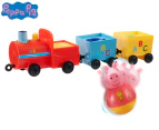 Peppa Pig Pull-Along Wobbily Train Playset
