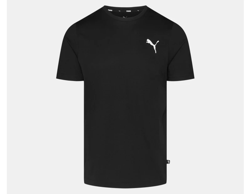 Puma Men's Essentials Small Logo Tee / T-Shirt / Tshirt - Puma Black