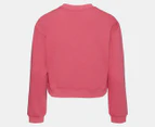 Tommy Hilfiger Girls' Timeless Sweatshirt - Deep Watermelon