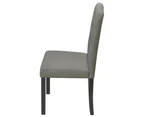 Dining Chairs 6 pcs Grey Fabric