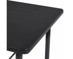 Bar Table Black 120x60x110 cm MDF