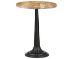 vidaXL Bistro Table Ø60x76 cm Rough Mango Wood