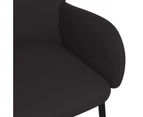 vidaXL Dining Chairs 2 pcs Black Faux Leather