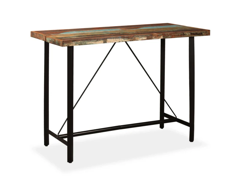 vidaXL Bar Table 150x70x107 cm Solid Reclaimed Wood