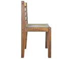 Dining Chairs 4 pcs Solid Reclaimed Wood