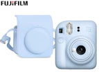 Fujifilm Instax Mini 12 Instant Camera & Case - Pastel Blue