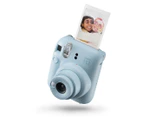 Fujifilm Instax Mini 12 Instant Camera, Case & Accessory Kit - Pastel Blue