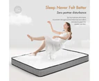 Advwin Queen Mattress Pillow Top Memory Foam Springs Bed Medium Firm 16CM