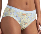 Bonds Women's Cottontails Full Briefs 3-Pack - Sun Floral/Base Blush/Clean  Slate