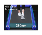 BLACK LORD Treadmill Electric Walking Pad Home Office Gym Fitness Remote Control Blue