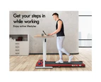 BLACK LORD Treadmill Electric Walking Pad Home Office Gym Fitness Remote Control Red