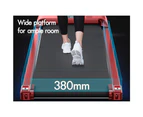 BLACK LORD Treadmill Electric Walking Pad Home Office Gym Fitness Remote Control Red