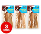 3 x Chompers Rawhide Sticks Pack Beef 100g