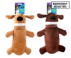 Chompers Plush Squeaky Dog Toy - Randomly Selected