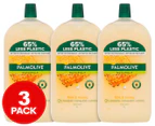 3 x Palmolive Naturals Hand Wash Refill Milk & Honey 1L