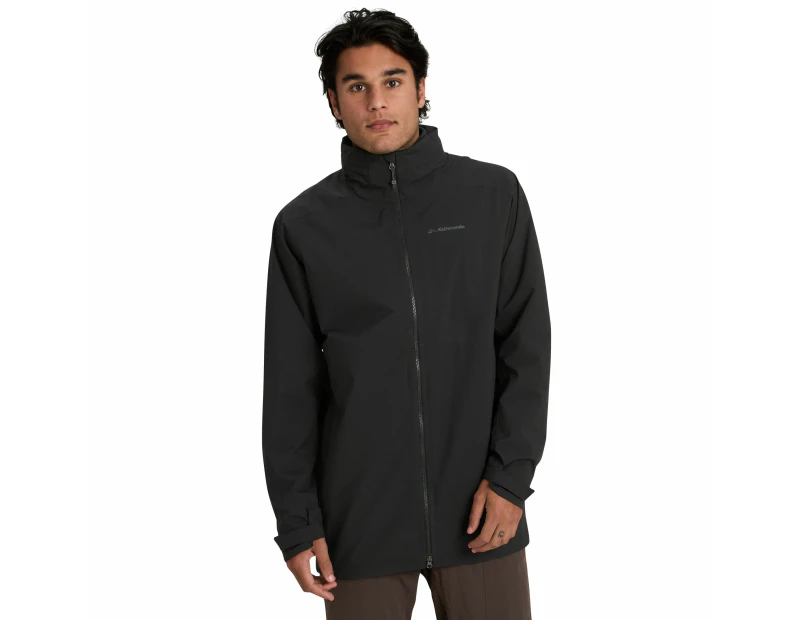 Kathmandu Trailhead Stretch Men's 2.5-layer Rain Parka  Jacket - Black Stingray