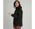 Kathmandu Women's Pocket-it 2-layer Rain Jacket  Rain Coat - Black