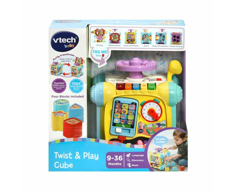 VTech Twist & Play Cube Fun Music Educational Kids/Children Toy 9-36 Months