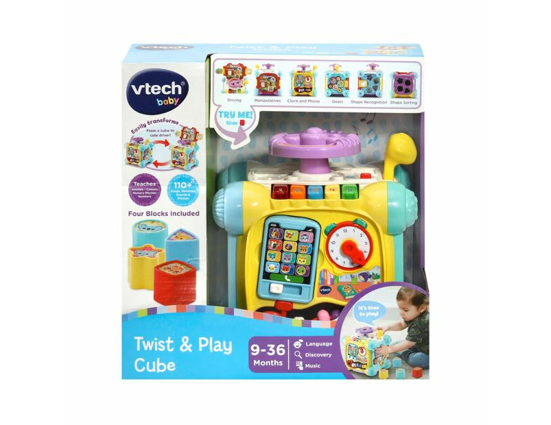 VTech Twist & Play Cube Fun Music Educational Kids/Children Toy 9-36 Months