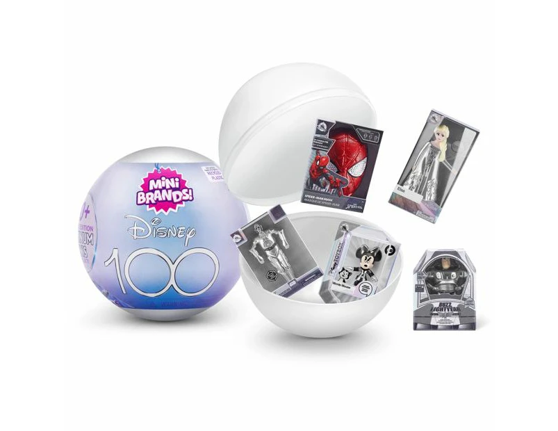 Disney 100 Mini Brands Limited Edition Platinum Capsule by Zuru - Assorted* - Multi