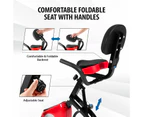 Genki Folding Exercise Spin X-Bike Magnetic Indoor Cycling Upright Recumbent Bicycle 100 Levels LCD App Bluetooth