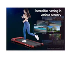 BLACK LORD Treadmill Electric Walking Pad Home Office Gym Fitness Red w/ Smart Watch