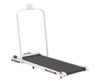 BLACK LORD Treadmill Electric Walking Pad Home Fitness Foldable White w/ Smart Watch