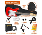3rd Avenue 3/4 Size Electric Guitar Pack - Red