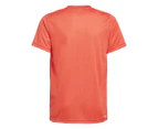 Adidas Kids'/Youth Train Essentials AEROREADY Logo Tee / T-Shirt / Tshirt - Bright Red/White