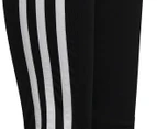 Adidas Girls' Essentials AEROREADY 3-Stripes Tights / Leggings - Black/White