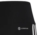 Adidas Girls' Essentials AEROREADY 3-Stripes Tights / Leggings - Black/White