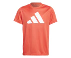 Adidas Kids'/Youth Train Essentials AEROREADY Logo Tee / T-Shirt / Tshirt - Bright Red/White