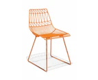 Replica Bend Dining Chair - Matte Orange
