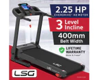 LSG PACER M4 Treadmill 12km/h 400mm Belt Width Foldable Running Jogging Exercise Machine Home Gym Fitness Equipment