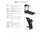 LSG PACER M4 Treadmill 12km/h 400mm Belt Width Foldable Running Jogging Exercise Machine Home Gym Fitness Equipment