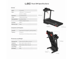 LSG Fitness PACER M4 Treadmill Run Walk Cardio Home Gym Treadmills Foldable 12km/h Speed