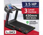 LSG CHASER 2 Treadmill 14km/h 430mm Belt Width Foldable Running Jogging Exercise Machine Home Gym Fitness Equipment