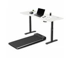 Lifespan Fitness Walkingpad M2 Treadmill with Dual Motor Automatic Standing Desk 180cm in White/Black Run Walk Cardio Home Gym Treadmills