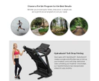 LSG Fitness FOCUS M3 Treadmill Run Walk Cardio Home Gym Treadmills Foldable 15 Levels Automatic Incline