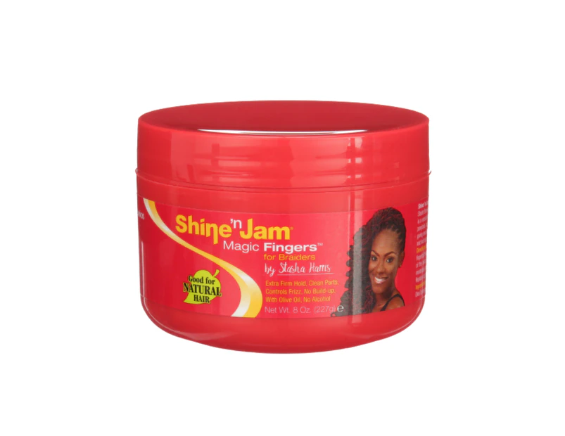 Shine N Jam Magic Fingers For Braiders Extra Firm Hold 227g (8oz)