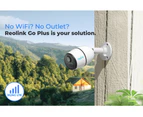 Reolink Security Camera Wireless Outdoor 4G Go Plus with Solar Panel