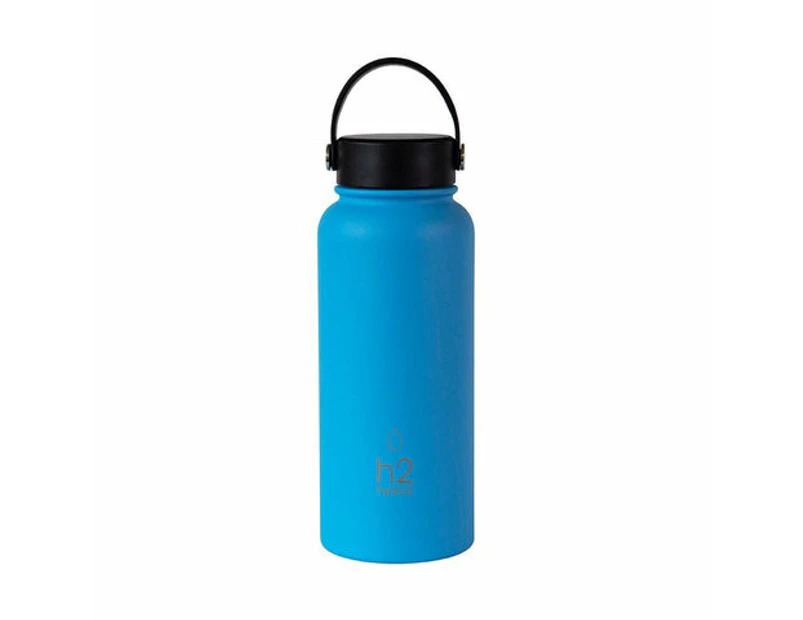 h2 hydro2 Flash Big Mouth Water Bottle Size 950ml in Blue