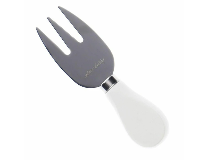 Alex Liddy Slate & Co Cheese Fork Size 3.8X12.5cm in White