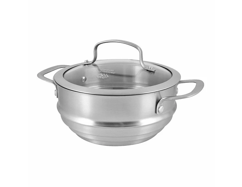 Cuisine::pro Swiss+Tec Ceramic and Stainless Steel Steamer Set  20cm