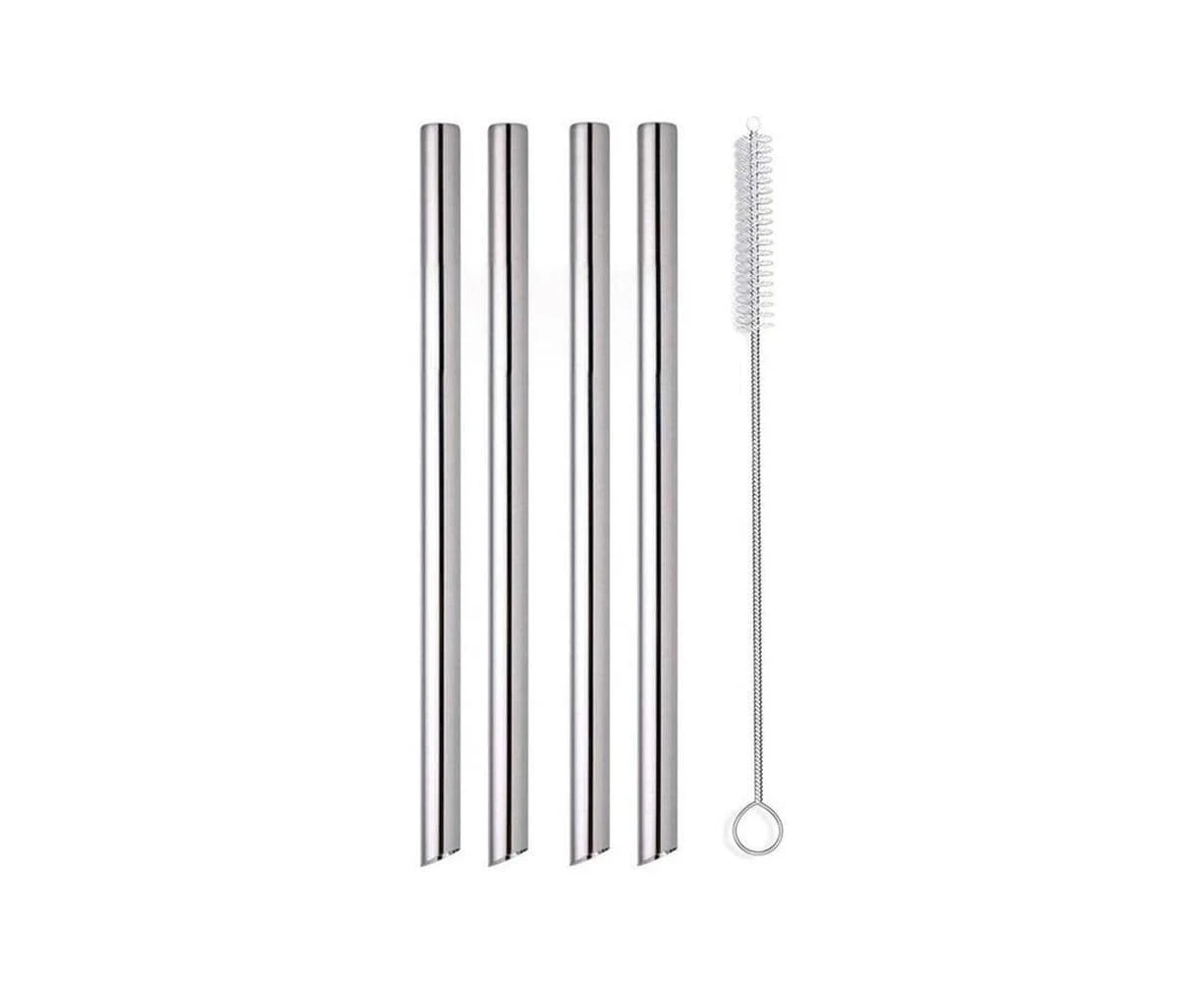 Joie Set of 4 Stainless Steel Bubble Tea Straws